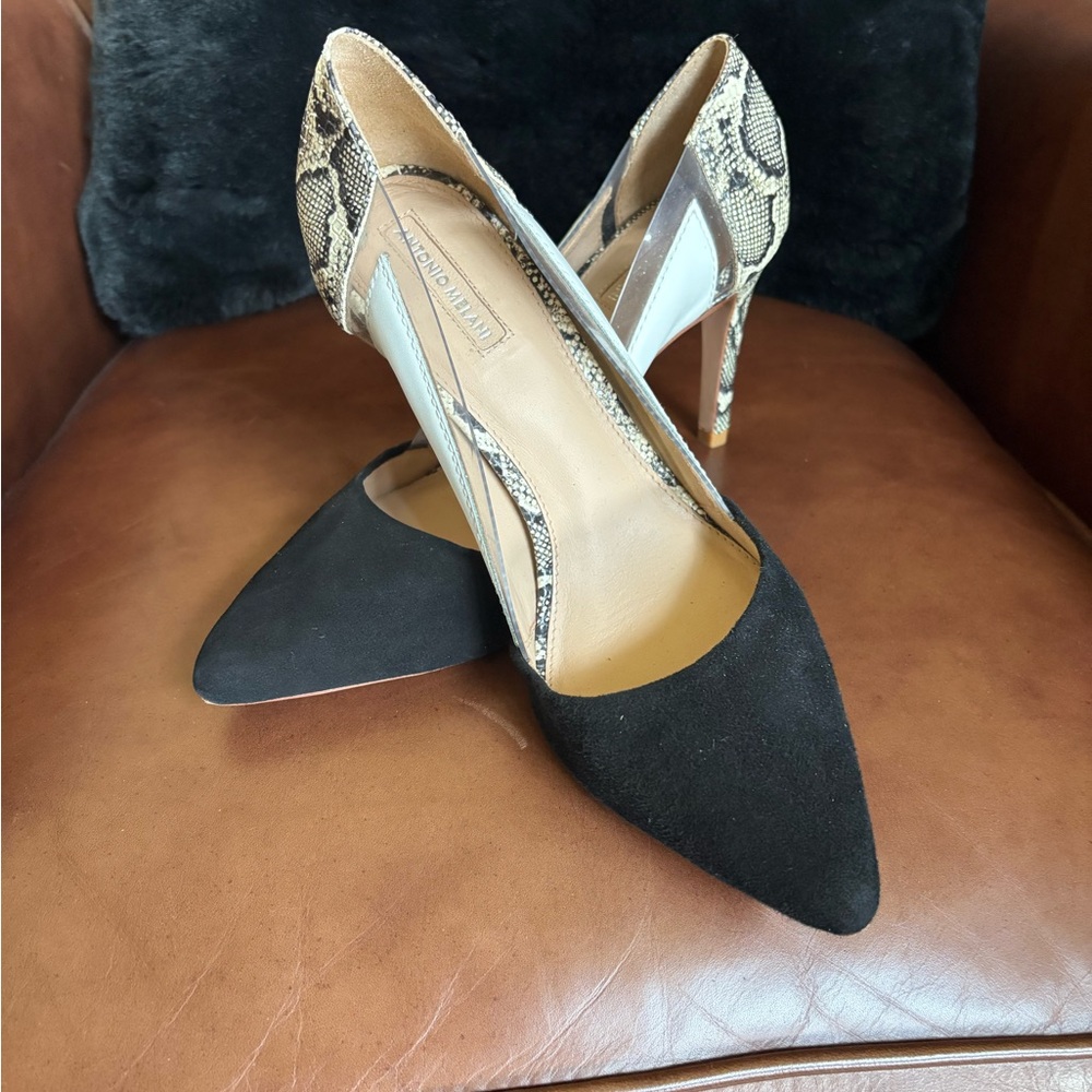 Antonio Melani snake print pumps sz 9